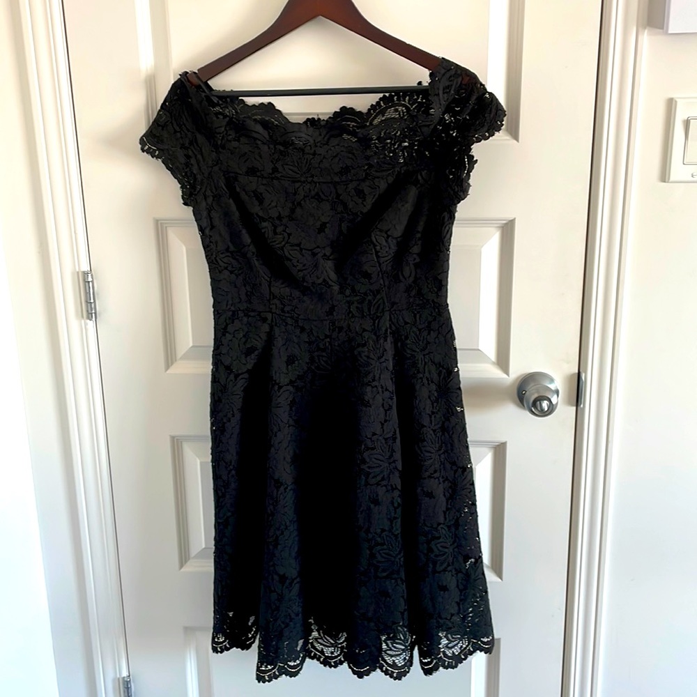 Black lace dress